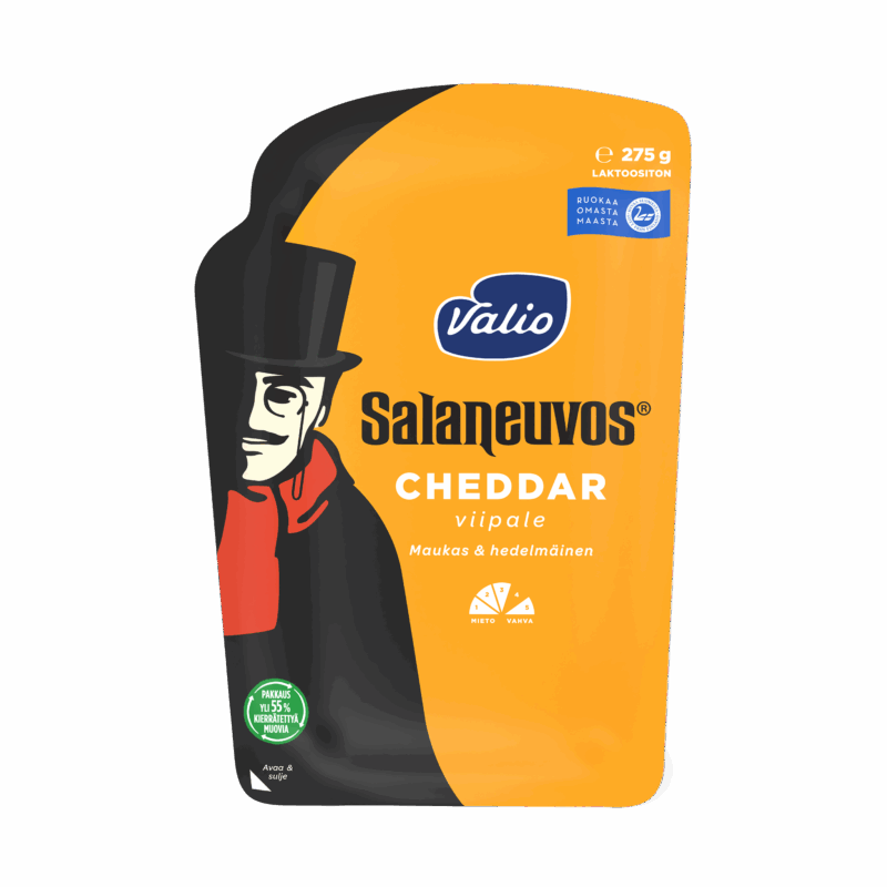 Valio Salaneuvos® cheddar juustoviipale e275 g