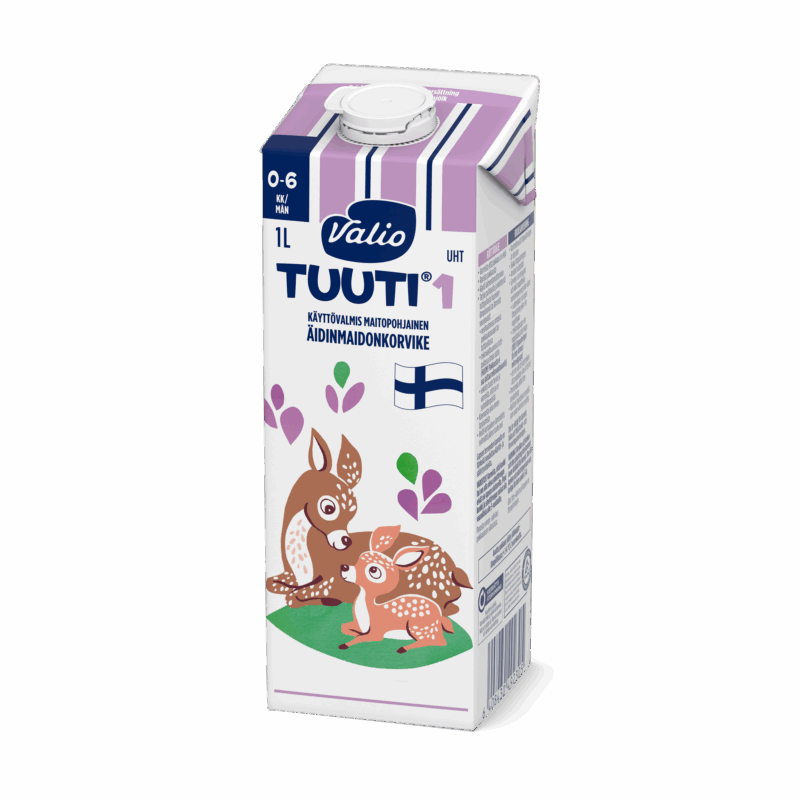 Valio Tuuti® 1 maitopohjainen äidinmaidonkorvike 1 l UHT