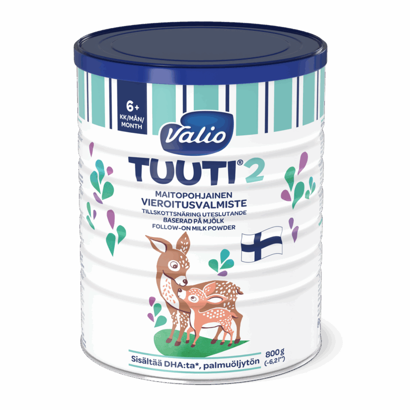 Valio Tuuti® 2 maitopohjainen vieroitusvalmistejauhe 800 g