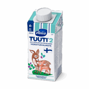 Valio Tuuti® 2 maitopohjainen vieroitusvalmiste 200 ml UHT varttilava