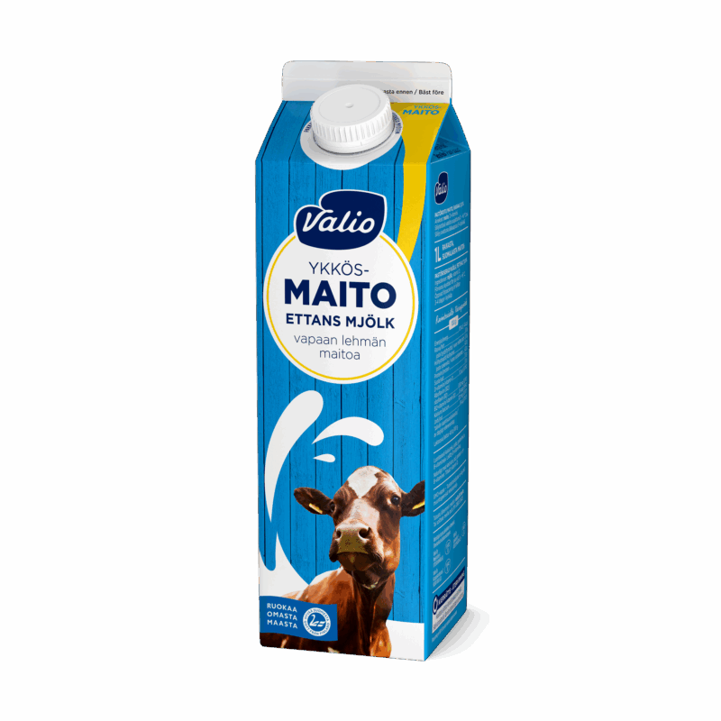 Valio vapaan lehmän ykkösmaito 1 l