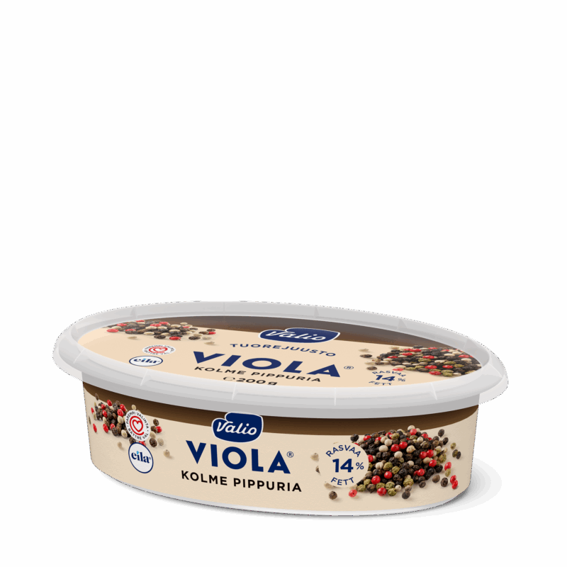 Valio Viola® kolme pippuria tuorejuusto laktoositon e200 g