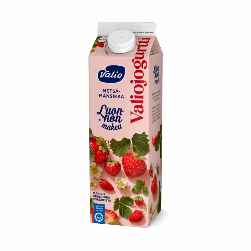 Valiojogurtti® Luonnon makea metsämansikka laktoositon 1 kg