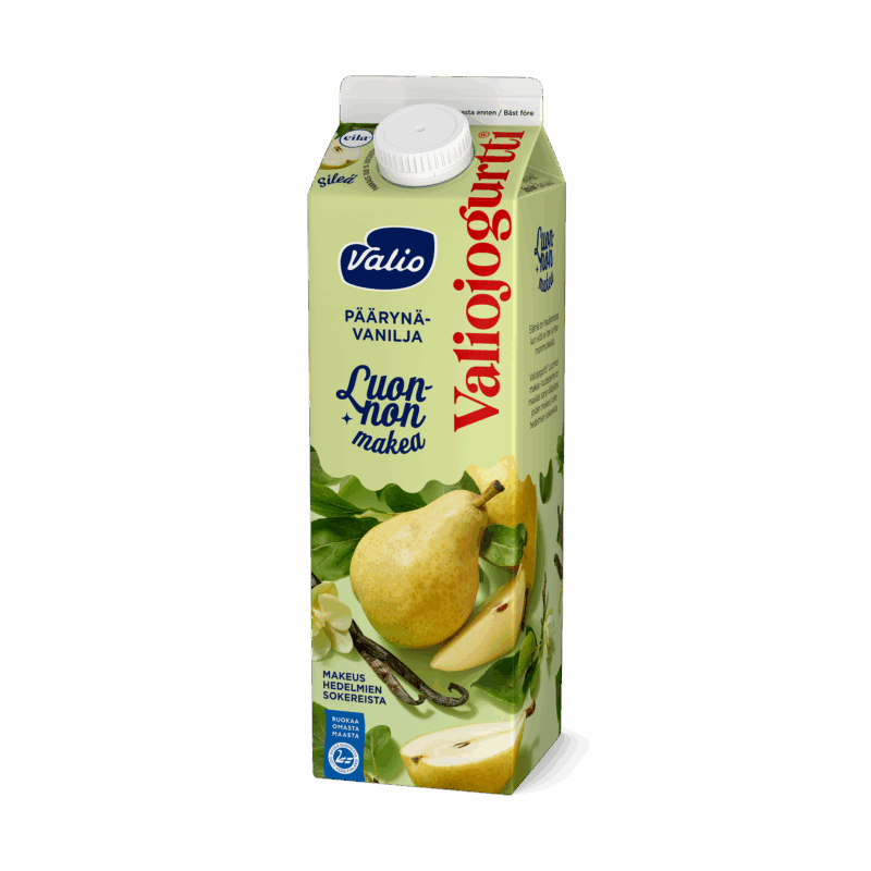 Valiojogurtti® Luonnon makea päärynä-vanilja laktoositon 1 kg