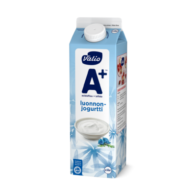 Valio A+™ luonnonjogurtti maustamaton laktoositon 1 kg