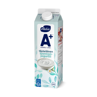 Valio A+™ luonnonjogurtti täyteläinen maustamaton laktoositon 1 kg