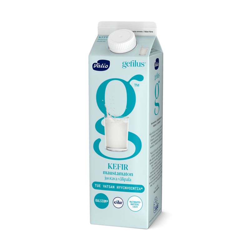 Valio Gefilus® Kefir juotava välipala maustamaton laktoositon 1 kg