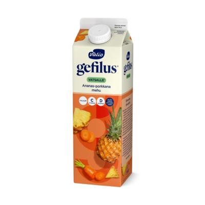 Valio Gefilus® mehu 1 l ananas-porkkana+kalsium