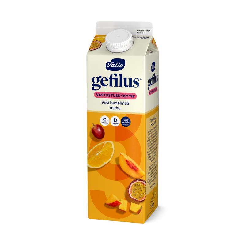 Valio Gefilus® mehu 1 l viisi hedelmää