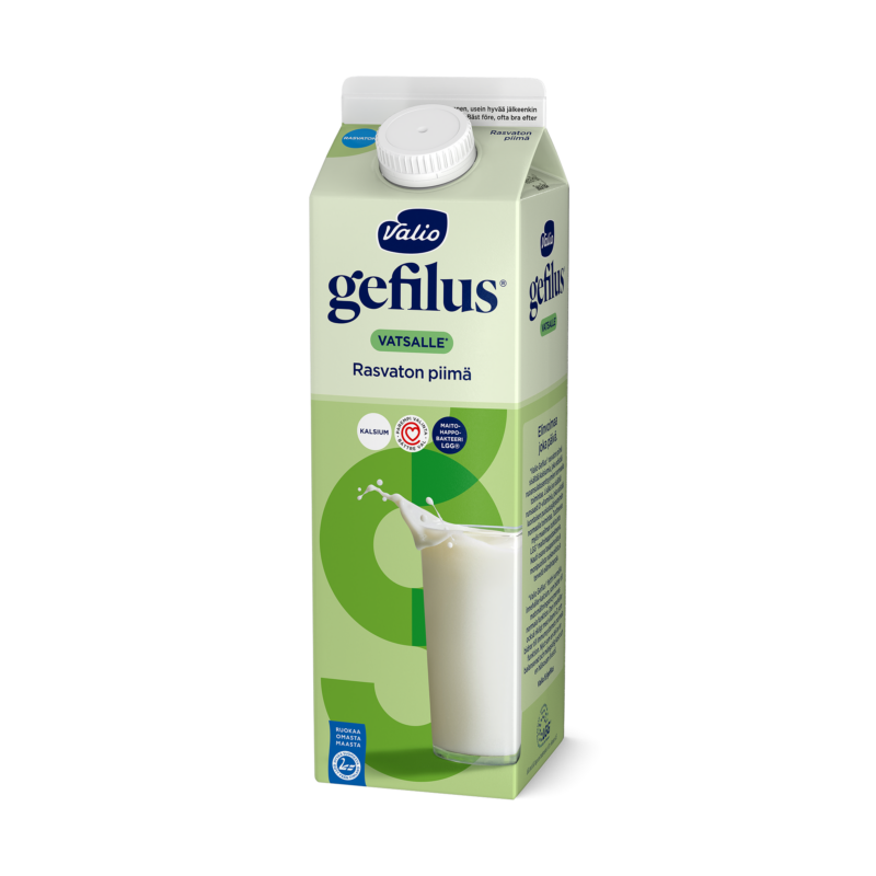 Valio Gefilus® piimä 1 l rasvaton