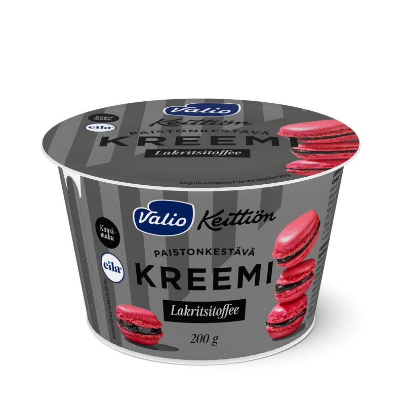 Valio Keittiön lakritsitoffeekreemi laktoositon 200 g