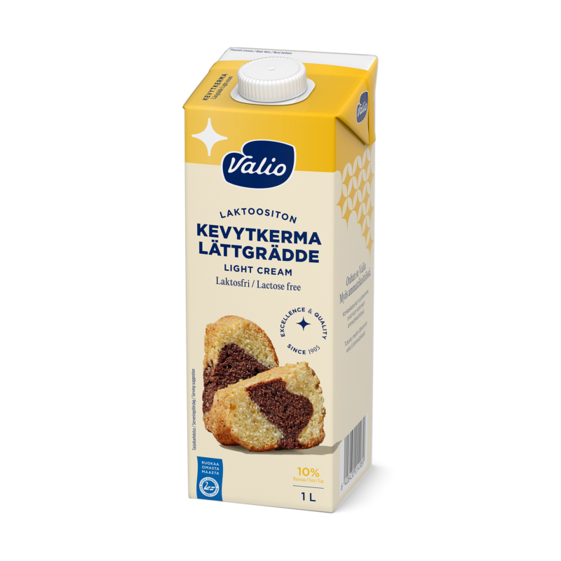 Valio kevytkerma UHT laktoositon 1 l