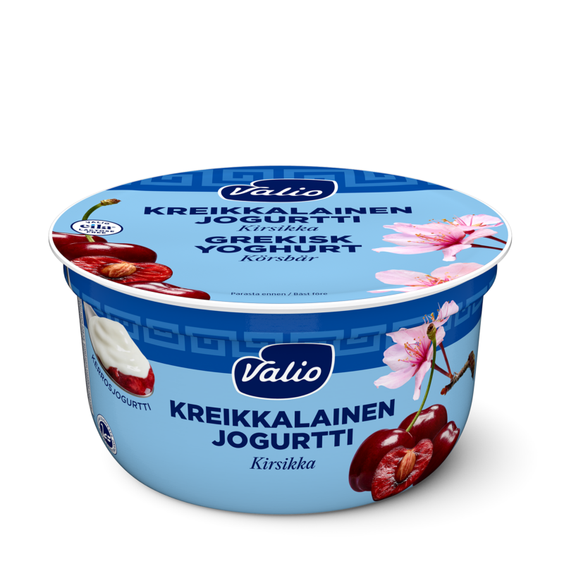 Valio kreikkalainen jogurtti kirsikka laktoositon 150 g
