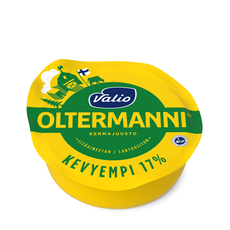 Valio Oltermanni® Kevyempi 17 % kermajuusto e450 g