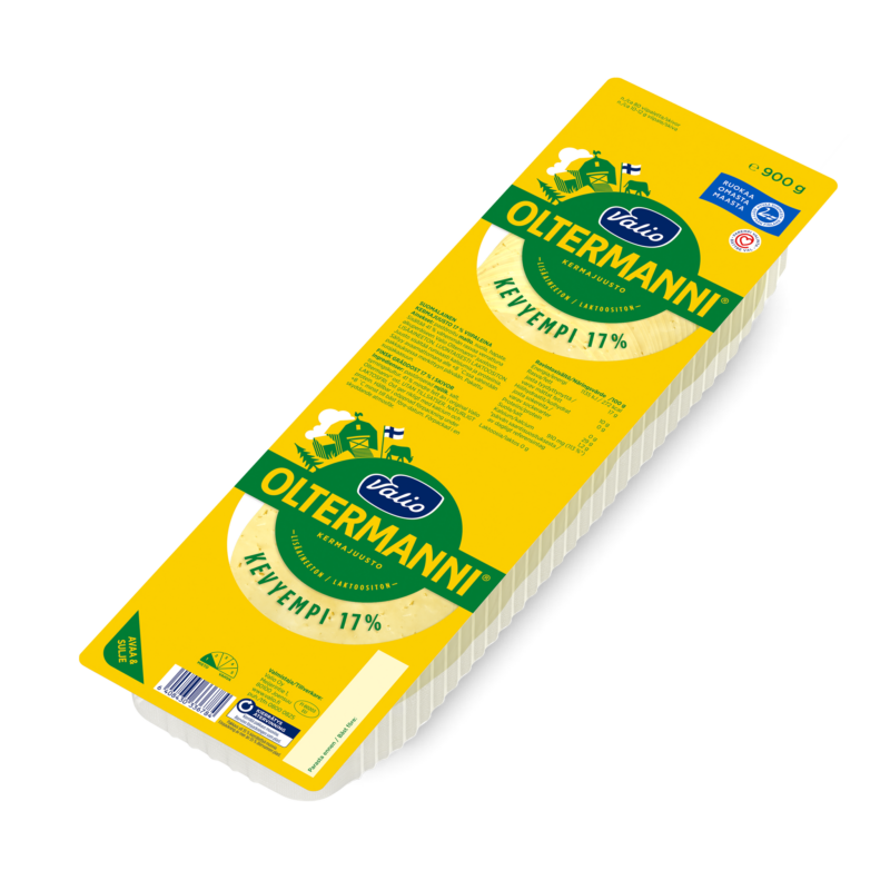 Valio Oltermanni® Kevyempi 17 % kermajuustoviipale e900 g