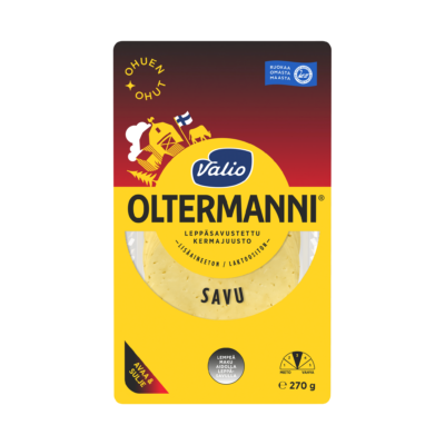 Valio Oltermanni® Savu ohuen ohut kermajuustoviipale e270 g