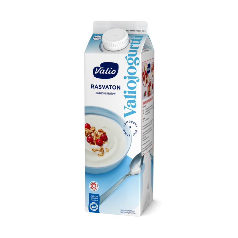 Valiojogurtti® maustamaton rasvaton laktoositon 1 kg