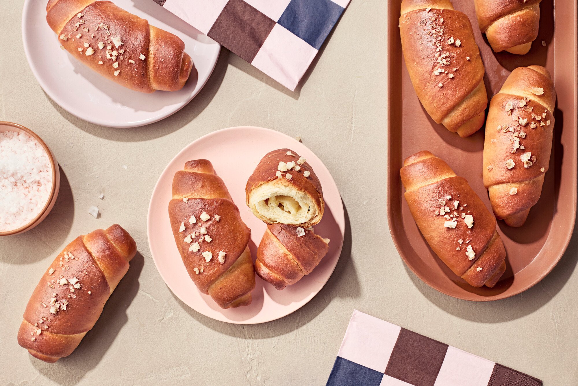 korealainen maitoleipä salt bread