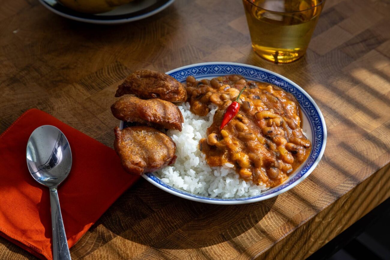 Robertin Bean Stew eli ghanalainen papumuhennos
