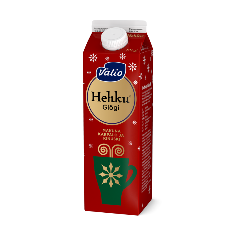 Valio Hehku® kinuskinen karpalojuoma 1 l kausituote