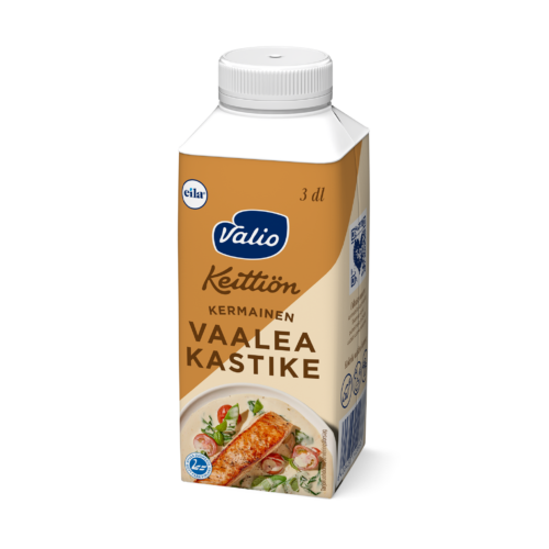 Valio Keittiön kermainen vaalea kastike laktoositon 3 dl