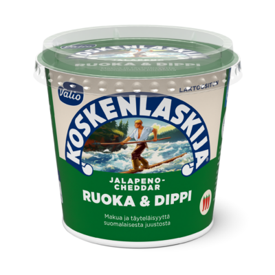 Valio Koskenlaskija® Ruoka & Dippi jalapeno-cheddar laktoositon e250 g