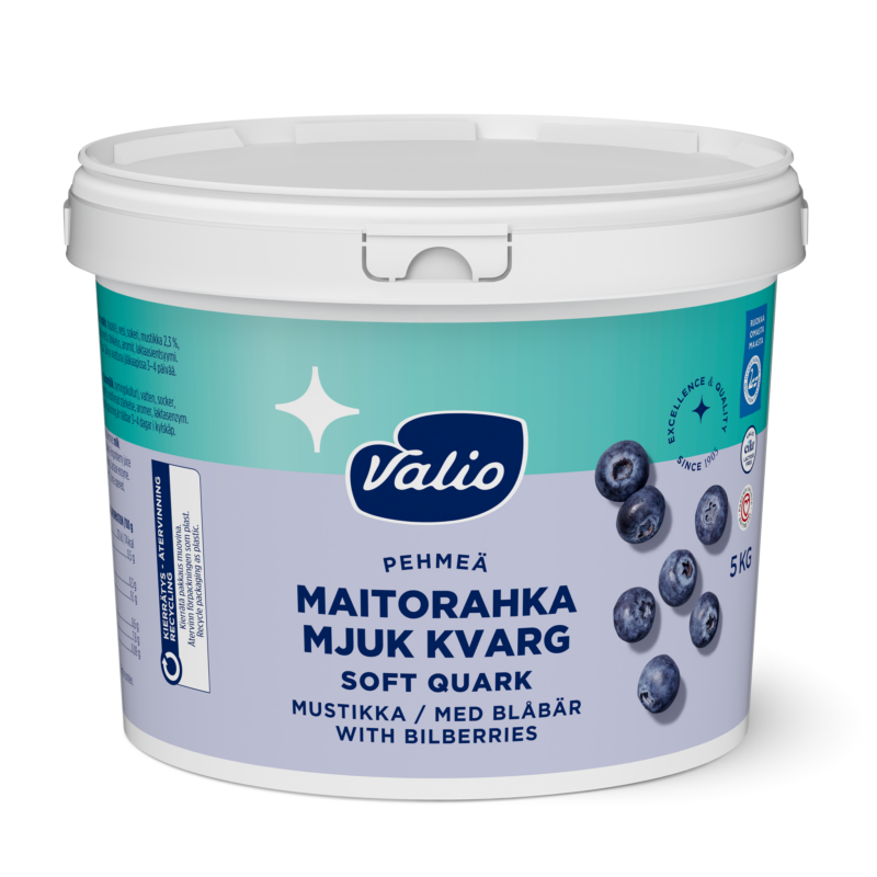 Valio pehmeä rahka mustikka laktoositon 5 kg