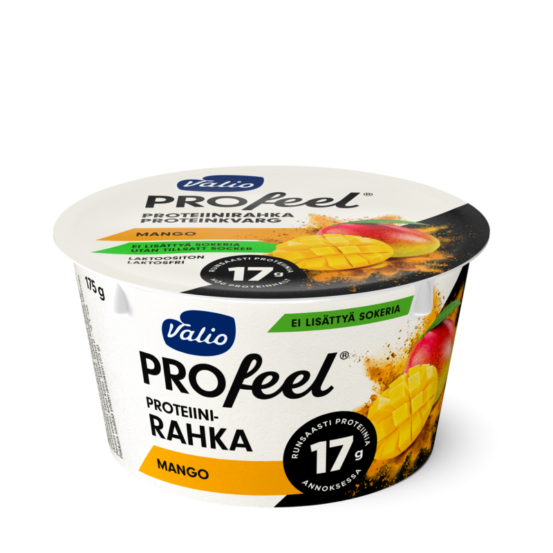 Valio PROfeel® proteiinirahka sokeroimaton 175 g mango laktoositon