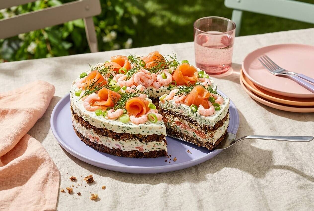 Saaristolainen voileipäkakku