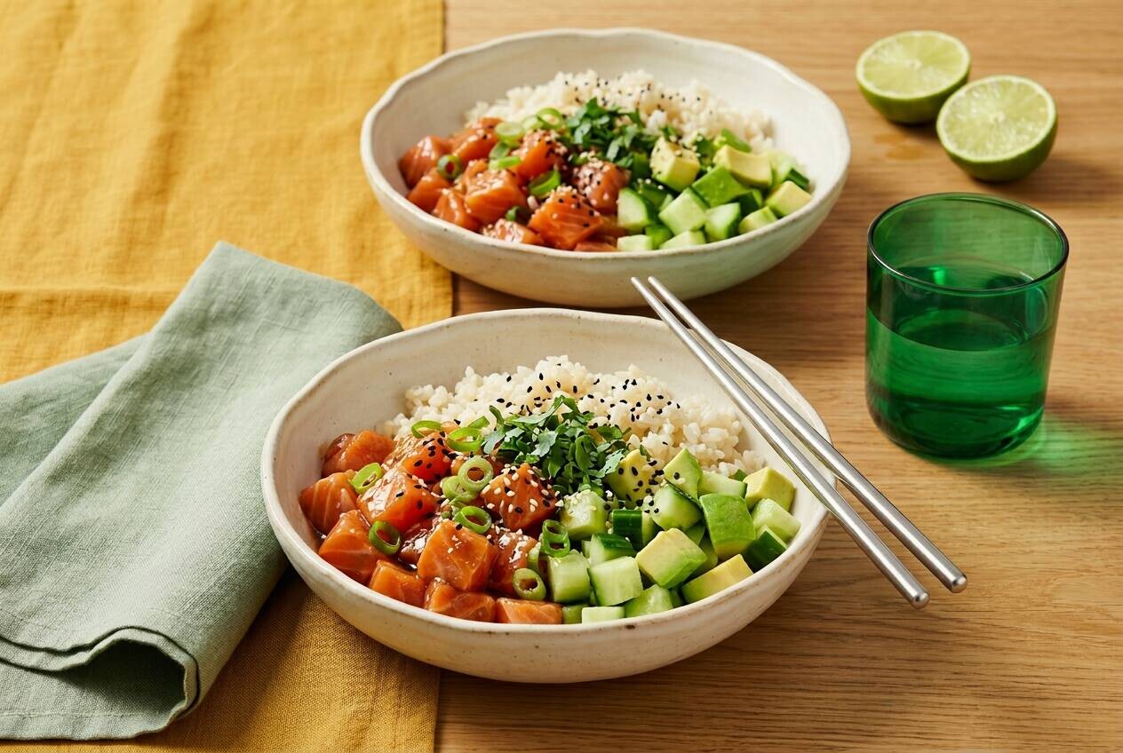 Poke bowl eli poke-kulho