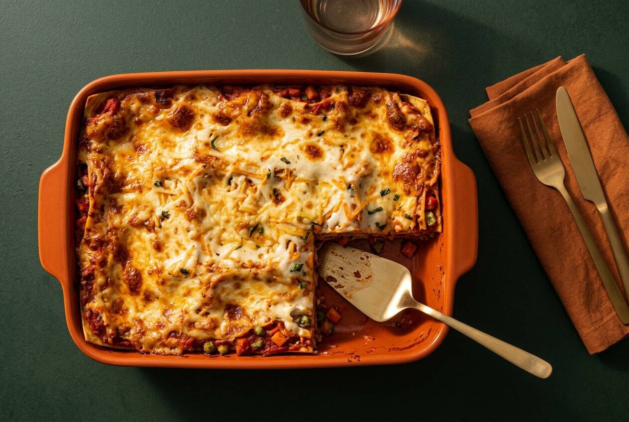 Vegaaninen lasagne