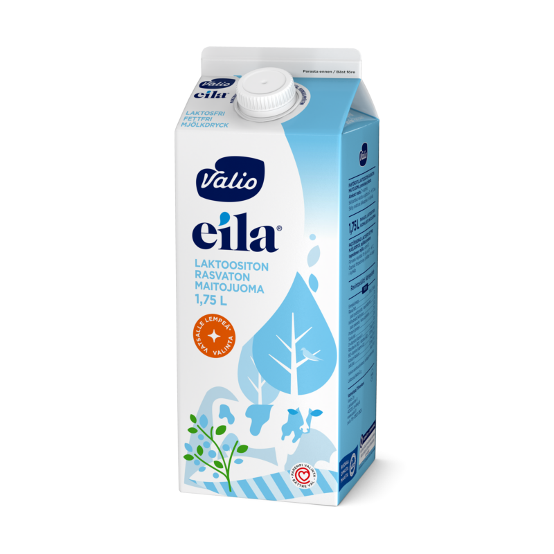 Valio Eila® rasvaton maitojuoma 1,75 l laktoositon rullakko