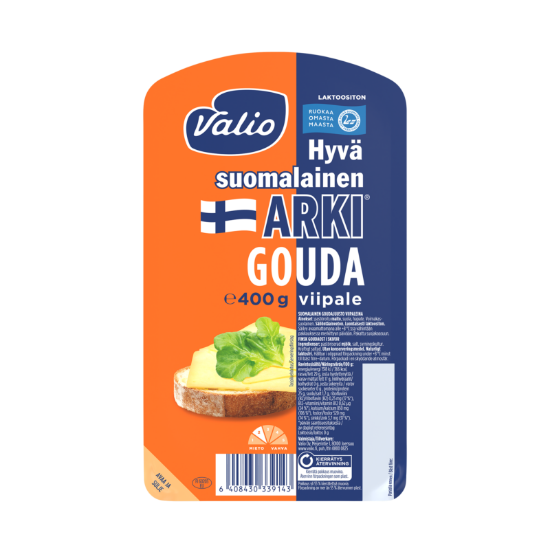 Valio Hyvä suomalainen Arki® gouda juustoviipale e400 g