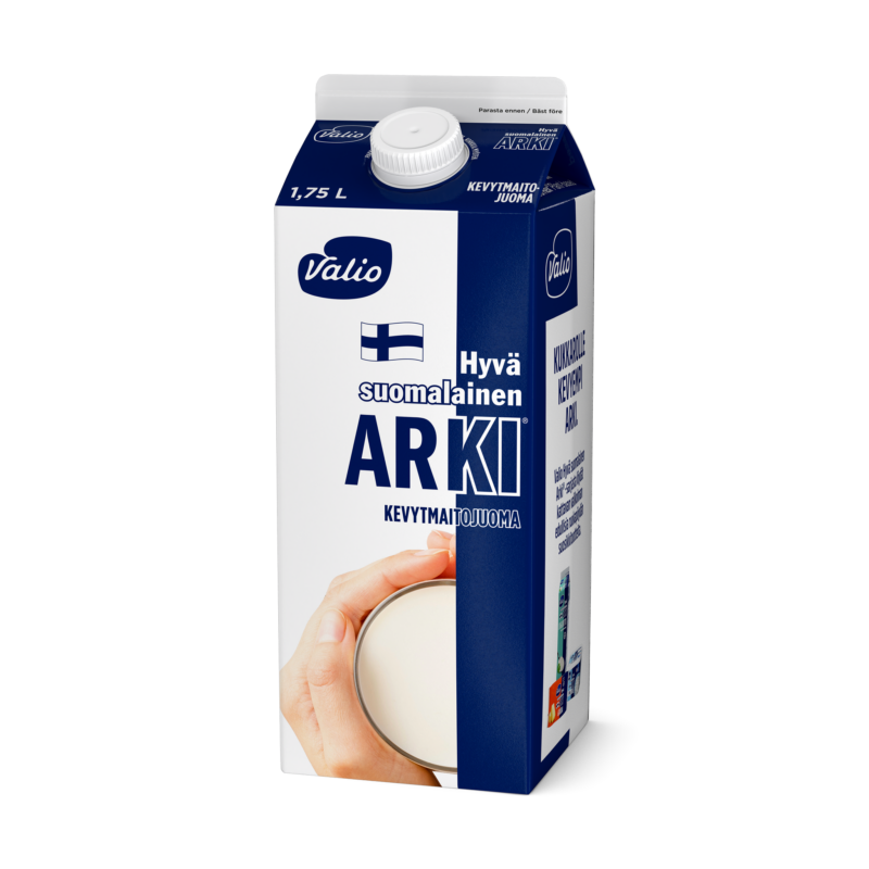 Valio Hyvä suomalainen Arki® kevytmaitojuoma 1,75 l rullakko