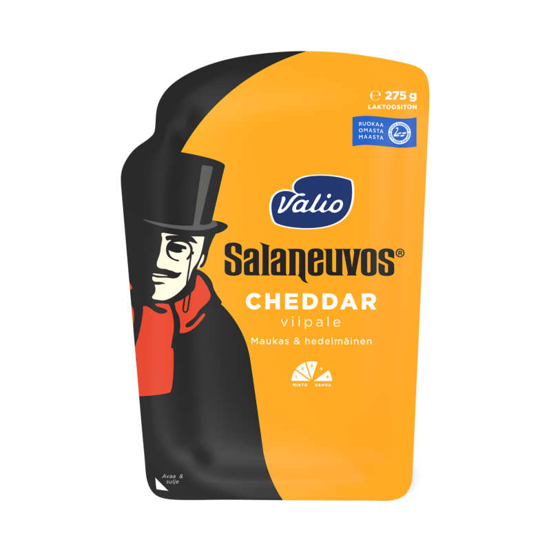 Valio Salaneuvos® cheddar juustoviipale e275 g