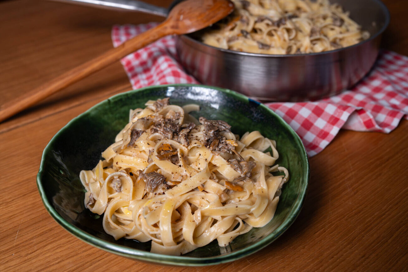 Imanin ja Leenan sienipasta