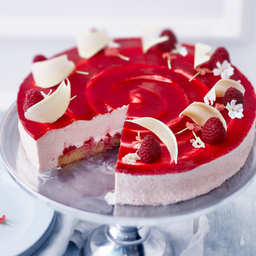 Raspberry cheese cake