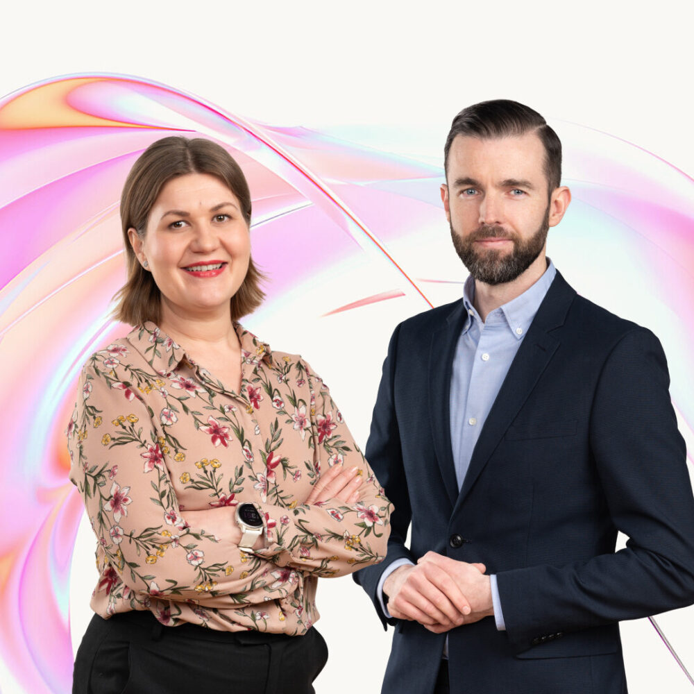 Katriina Leigh and Dr. Kevin Deegan.