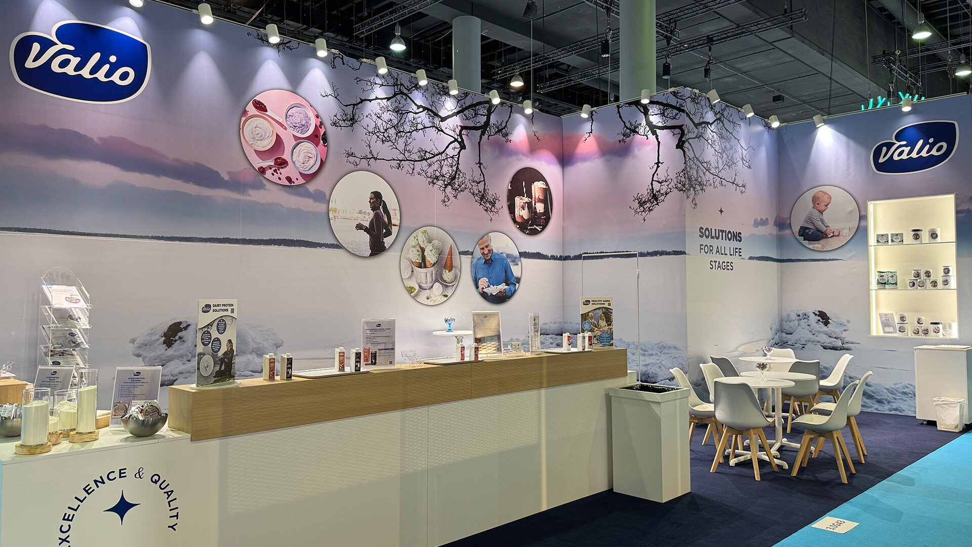 Valio booth.