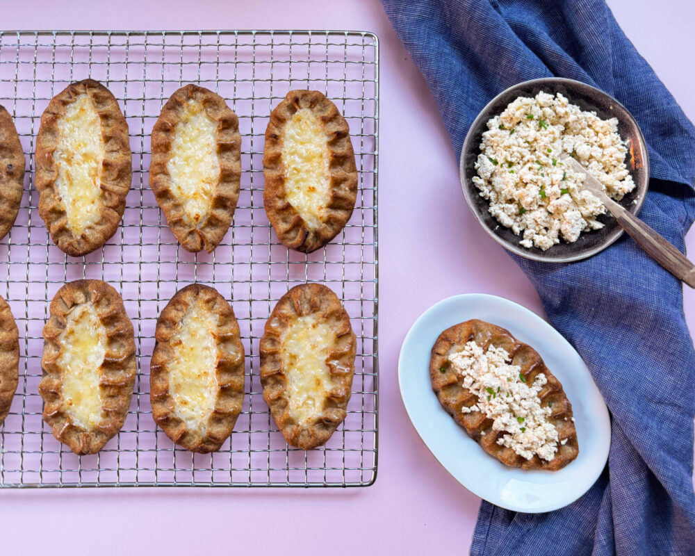 Vegaaniset karjalanpiirakat