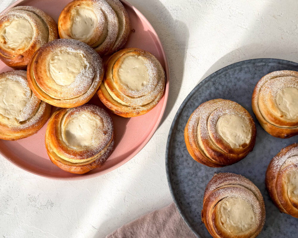 Vegaaniset vaniljakierrepullat