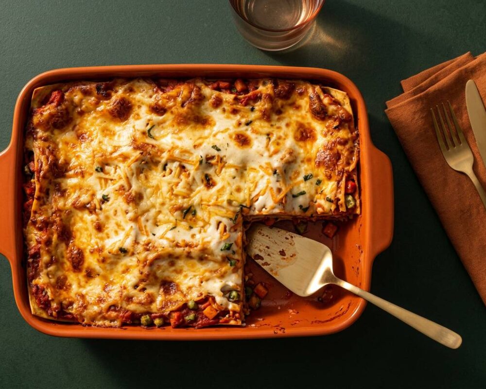 Vegaaninen lasagne