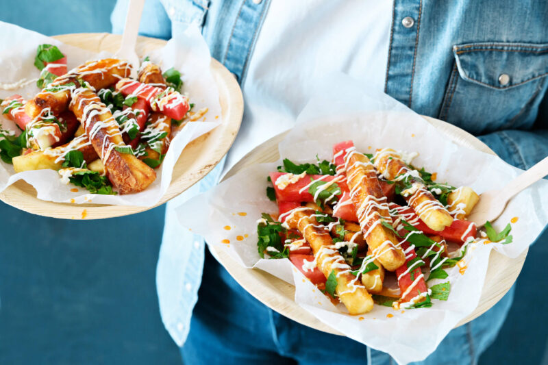 Halloumi-vesimeloniranskalaiset