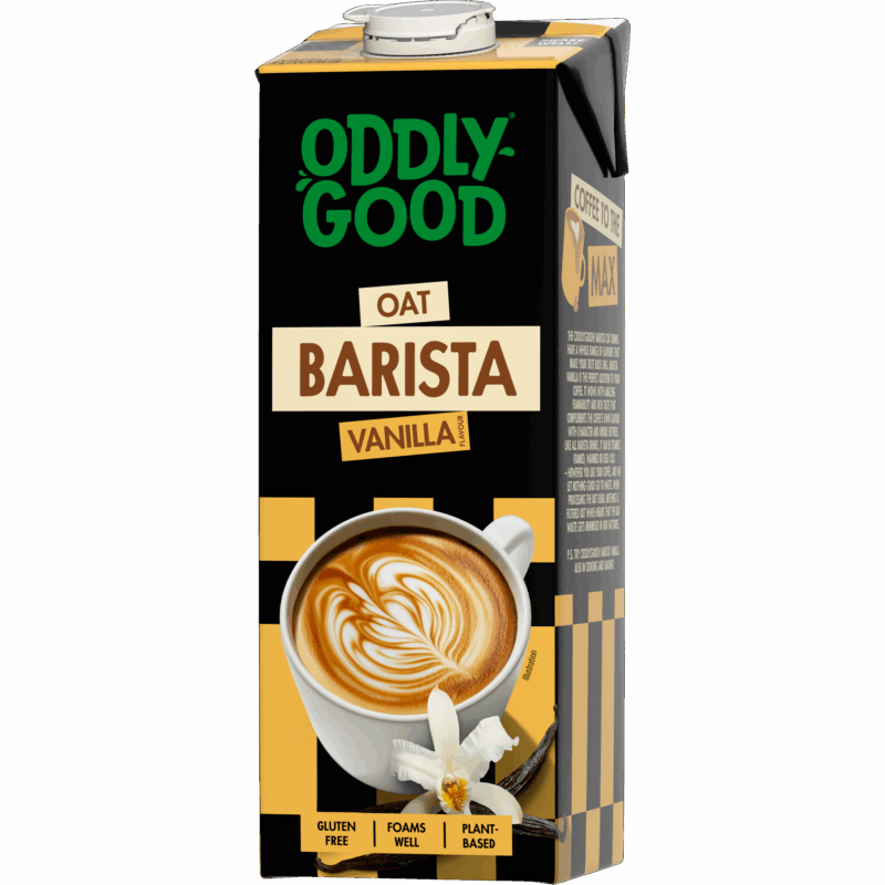 Oddlygood® Barista kaurajuoma 1 l vanilja UHT gluteeniton