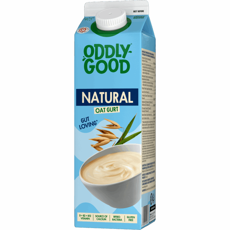 Oddlygood® kaurapohjainen gurtti 1 kg natural gluteeniton