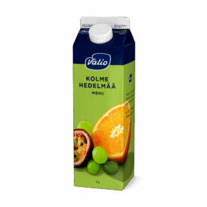 Valio 3 hedelmän mehu 1 l (rypäle, appelsiini, passiohedelmä)