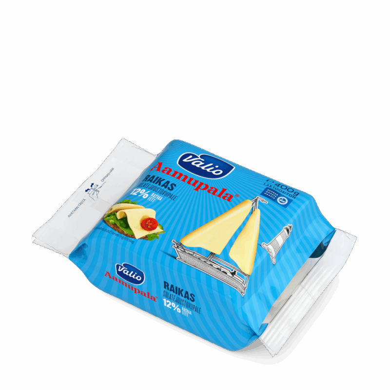 Valio Aamupala® raikas 12 % sulatejuustoviipale laktoositon e400 g