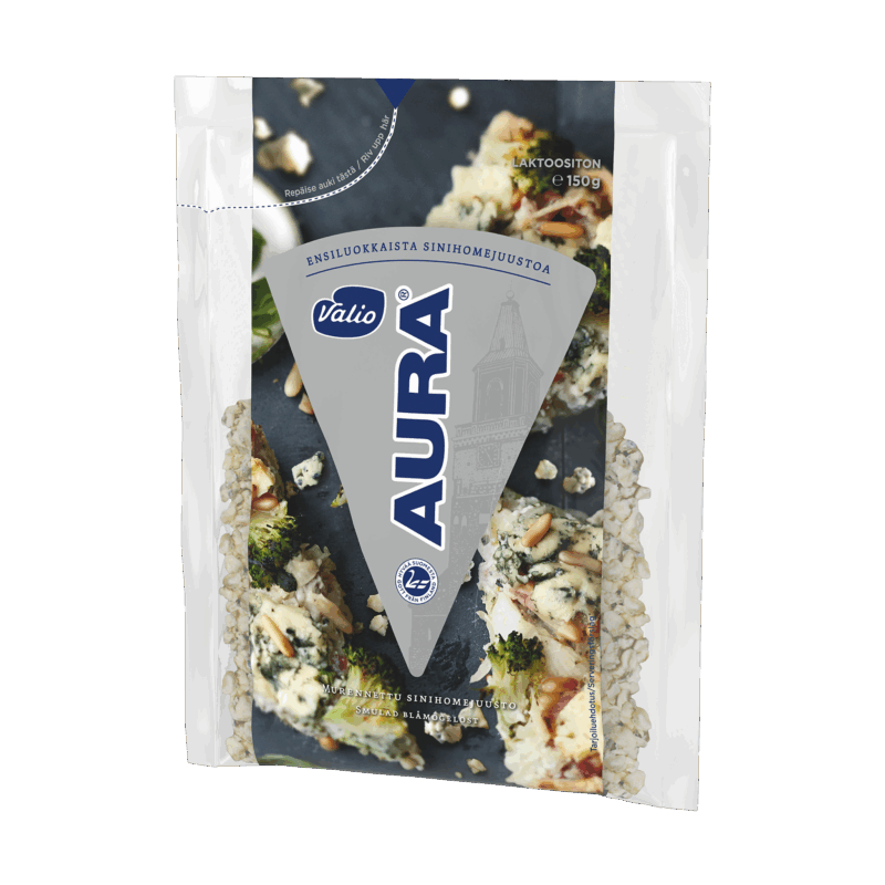 Valio AURA® sinihomejuusto murennettu e150 g