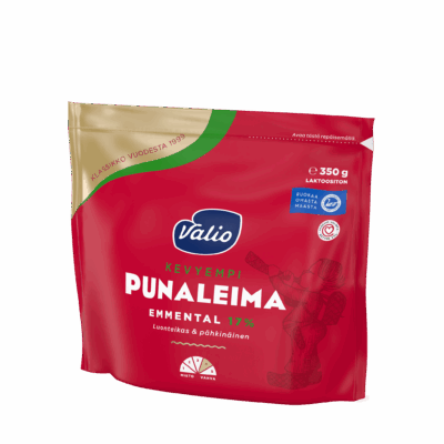 Valio Punaleima emmental 17 % juusto e350 g
