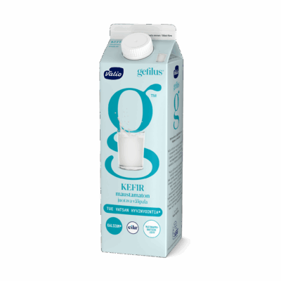 Valio Gefilus® Kefir juotava välipala maustamaton laktoositon 1 kg
